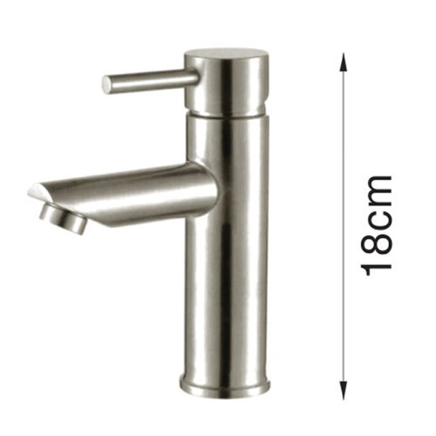 Kiểu dáng của vòi lavabo nóng lạnh inox Olaytoto KB-216S