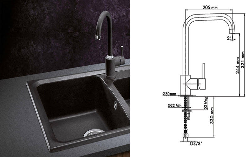 Vòi nóng lạnh Mergo VENMIX20 - Hàng chính hãng