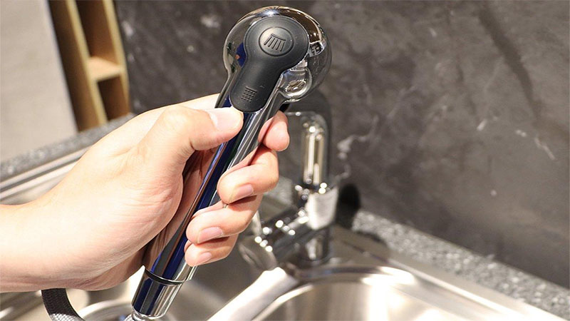 Vòi nóng lạnh dây rút Malloca K119N9 - Hàng chính hãng