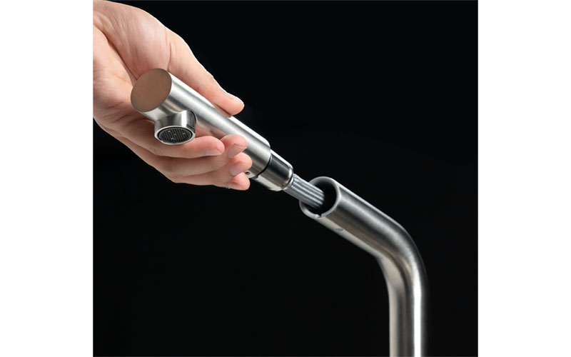 Vòi nóng lạnh dây rút inox Malloca K103-SS - Hàng chính hãng