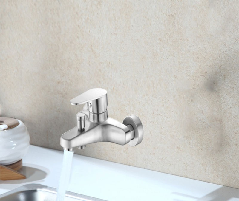 Thiết kế hiện đại, sang trọng của vòi rửa Inox Kaff KF-SH-8206