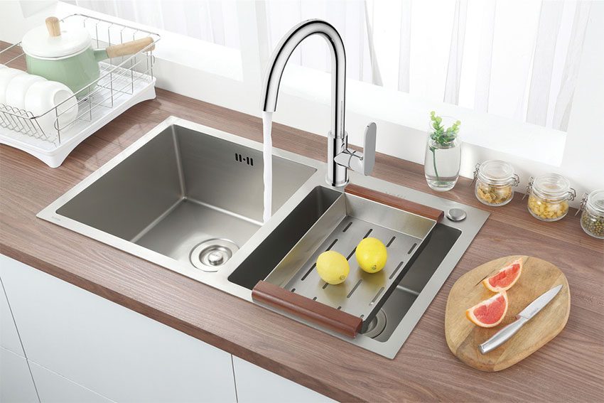 Vòi rửa bát Hafele Augustus HT-C255 570.52.281 với thiết kế sang trọng