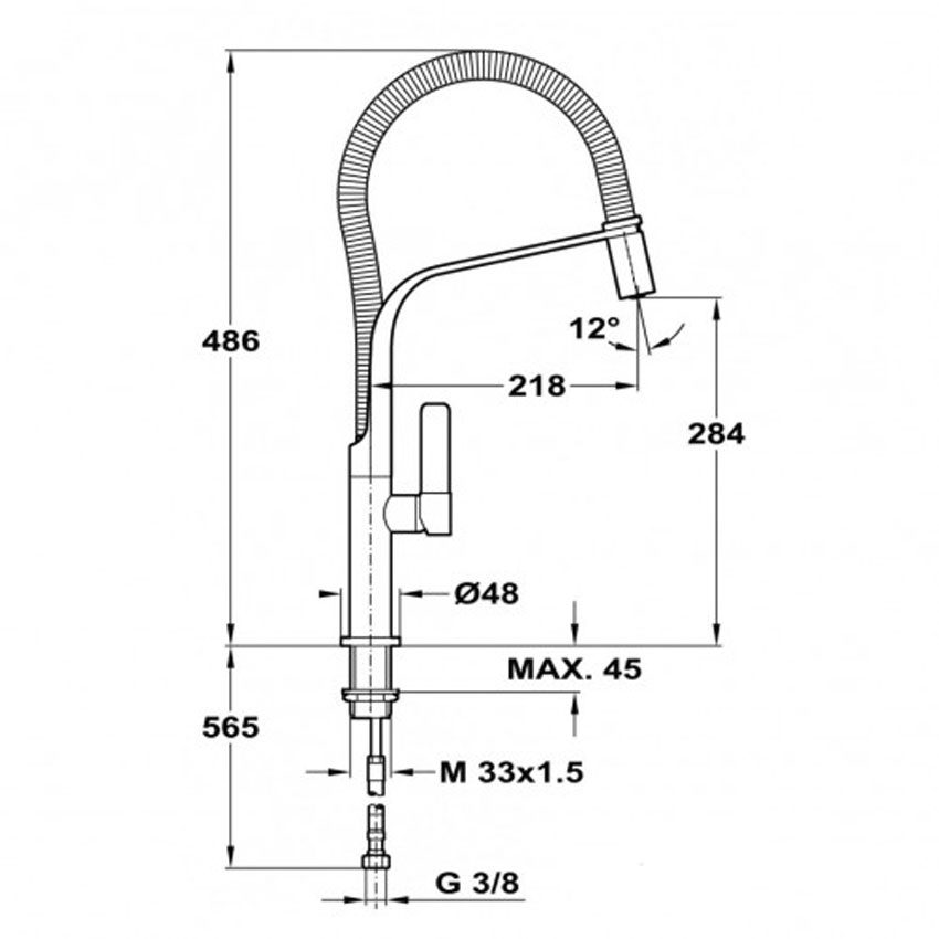 Vòi rửa bát Teka Formentera 997 - Hàng chính hãng