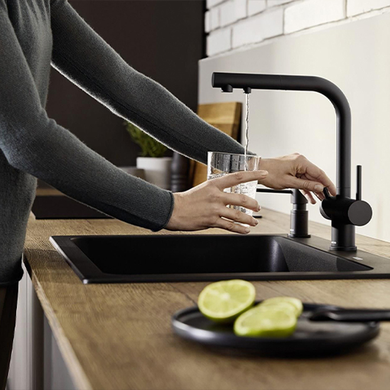 Vòi rửa bát Blanco FONTAS II ANTHRACITE - Hàng chính hãng