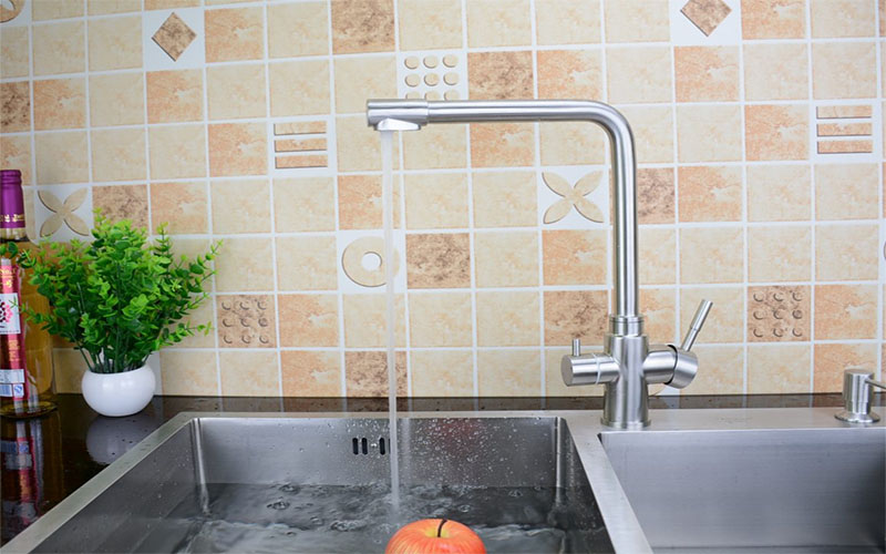 Vòi rửa bát nóng lạnh Faster FS-04SS - Hàng chính hãng