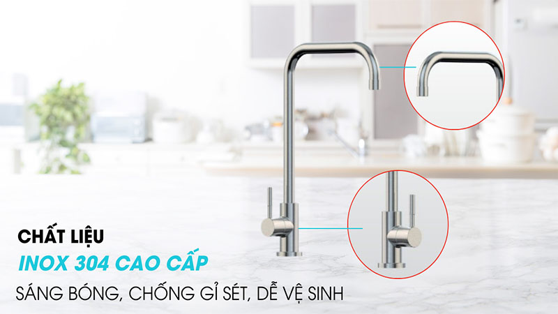 Vòi rửa chén inox Malloca K-115 XFIT - Hàng chính hãng