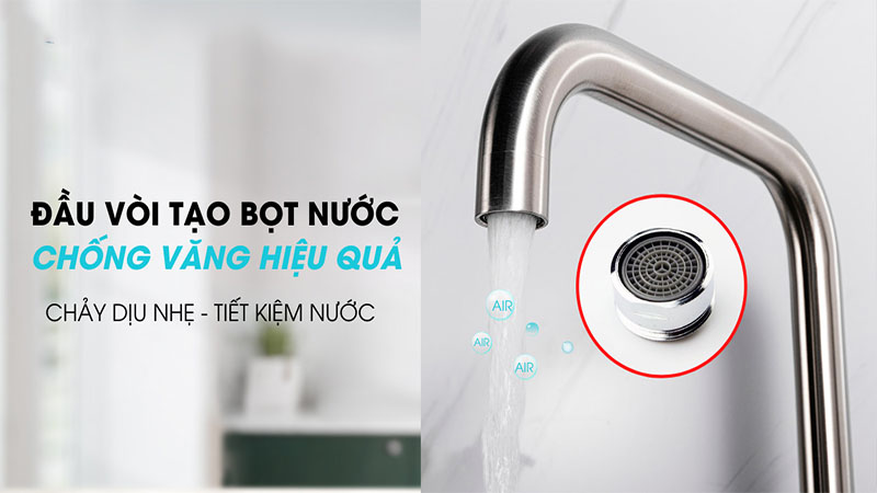 Vòi rửa chén inox Malloca K-115 XFIT - Hàng chính hãng