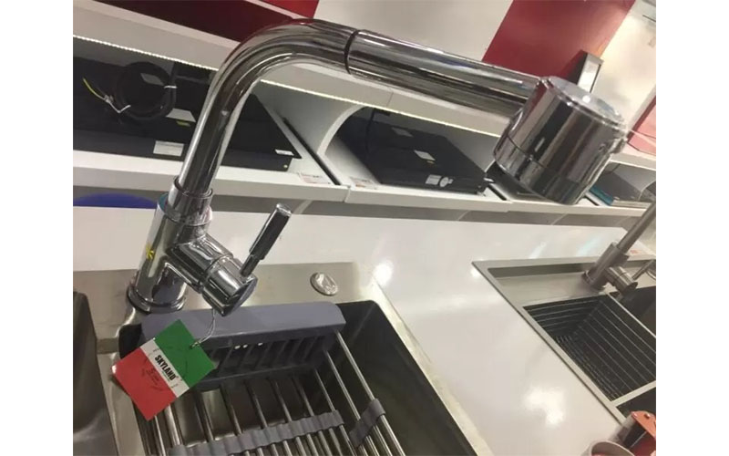 Vòi rửa chén nóng lạnh Eurosun S-K028R - Hàng chính hãng