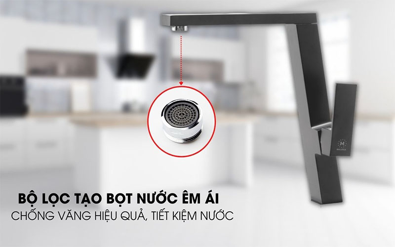 Vòi rửa chén nóng lạnh Malloca K131GR/BL/CR/BR - Hàng chính hãng