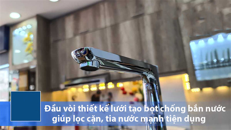 Thiết kế lưới tạo bọt của Vòi rửa chén nóng lạnh Malloca K292C