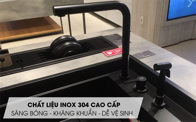 Vòi rửa chén nóng lạnh Malloca K501B - Hàng chính hãng