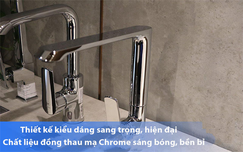 Vòi rửa chén nóng lạnh Malloca K82C - Hàng chính hãng