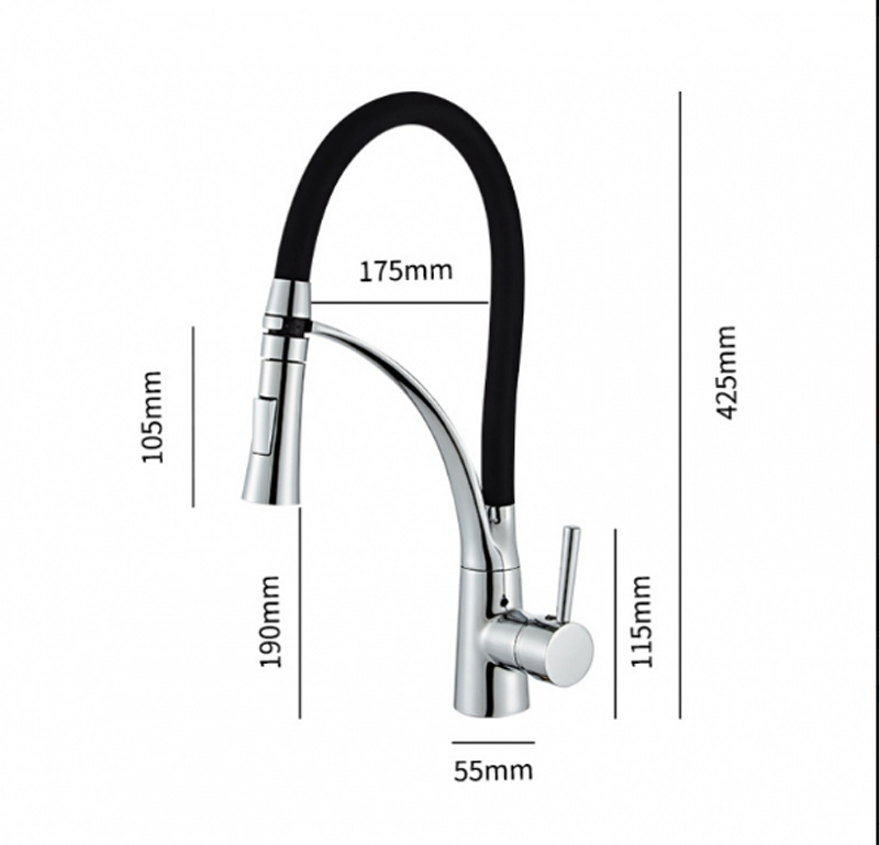 Vòi rửa chén nóng lạnh Pramie PRV-088 - Hàng chính hãng