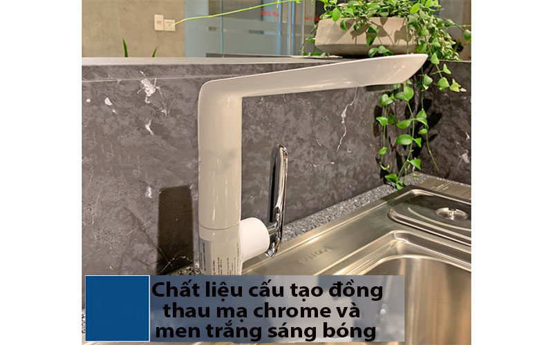 Vòi rửa chén nóng lạnh đồng Malloca K275C - Hàng chính hãng