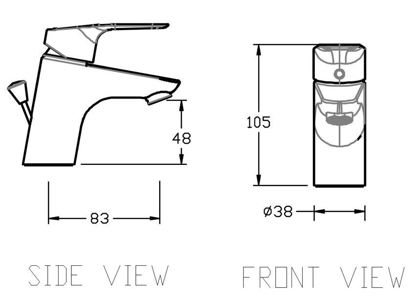 Vòi rửa mặt nóng lạnh American Standard WF-0301 - Hàng chính hãng
