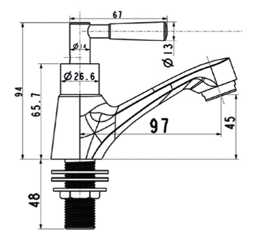 Vòi rửa nước lạnh American Standard  A-7001C - Hàng chính hãng
