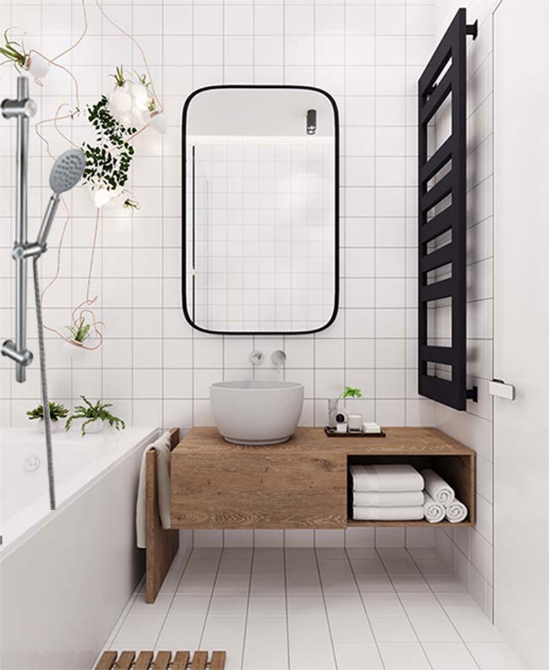 Vòi sen Inox Kaff KF-SH-S01 - Hàng chính hãng