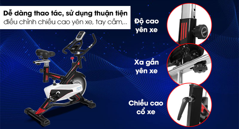 Xe đạp tập thể dục Air Bike MK100 - Hàng chính hãng
