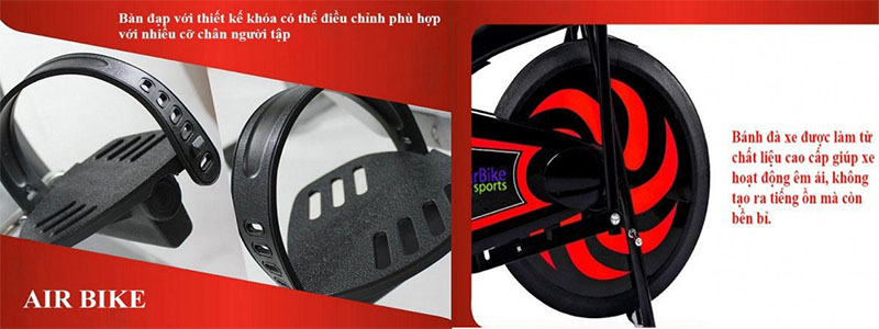 Xe đạp tập thể dục Air Bike MK109 - Hàng chính hãng
