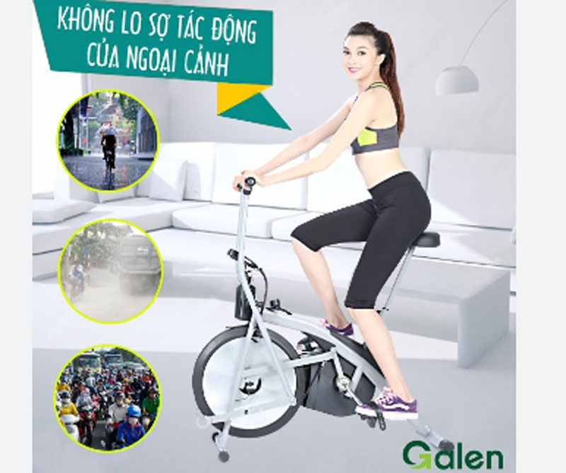Xe đạp tập thể dục Airbike Galen G016 - Hàng chính hãng