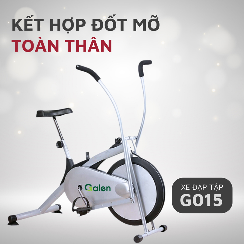 Xe đạp tập thể dục Airbike Galen G015 - Hàng chính hãng