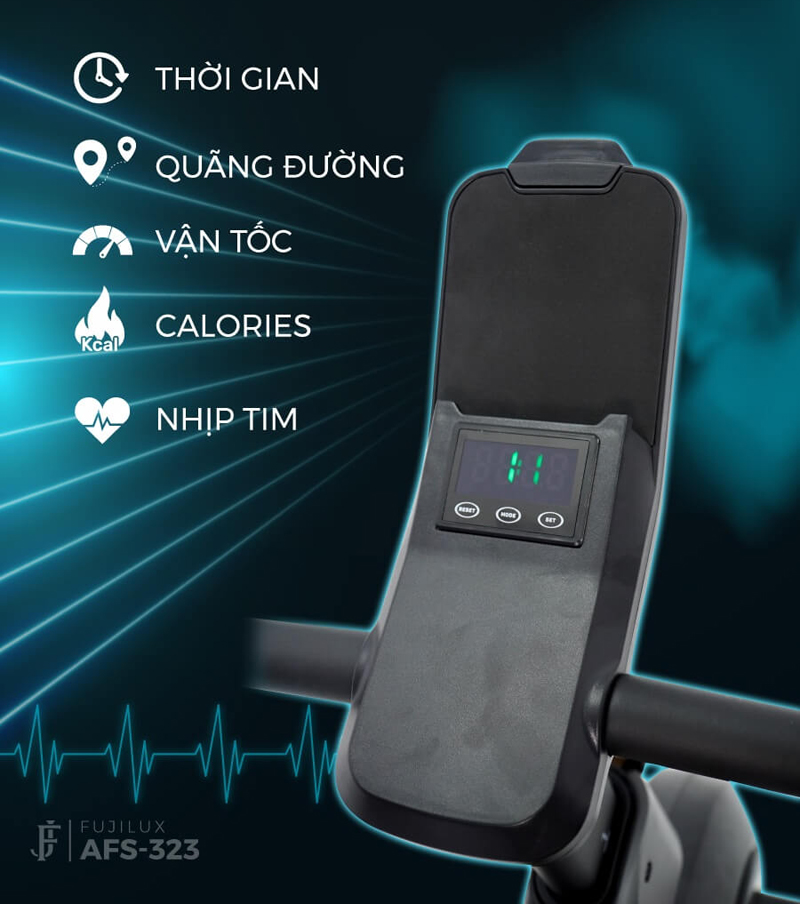 Xe đạp tập thể dục FujiCare Aguri AFS323 - Hàng chính hãng