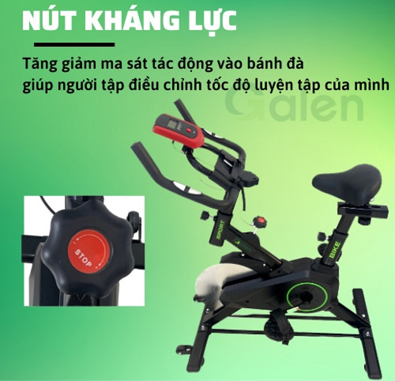 Xe đạp tập thể dục SpinBike Galen G012 - Hàng chính hãng