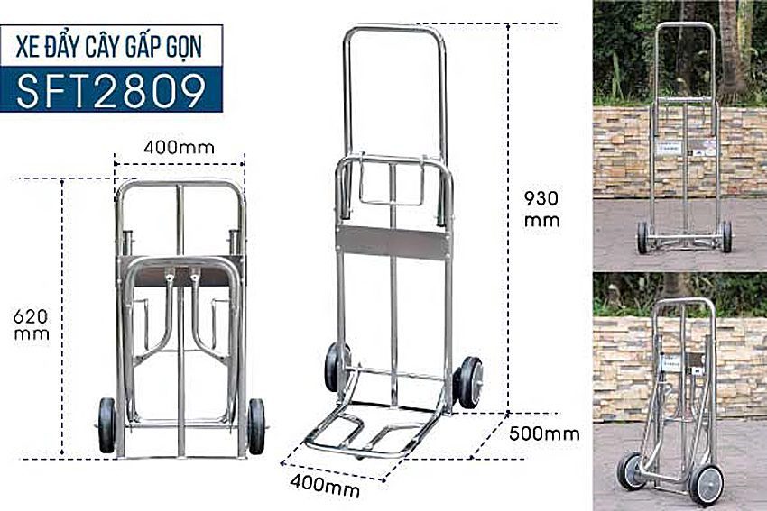 Xe đẩy cây gấp gọn Sumo SFT-2809 - Hàng chính hãng