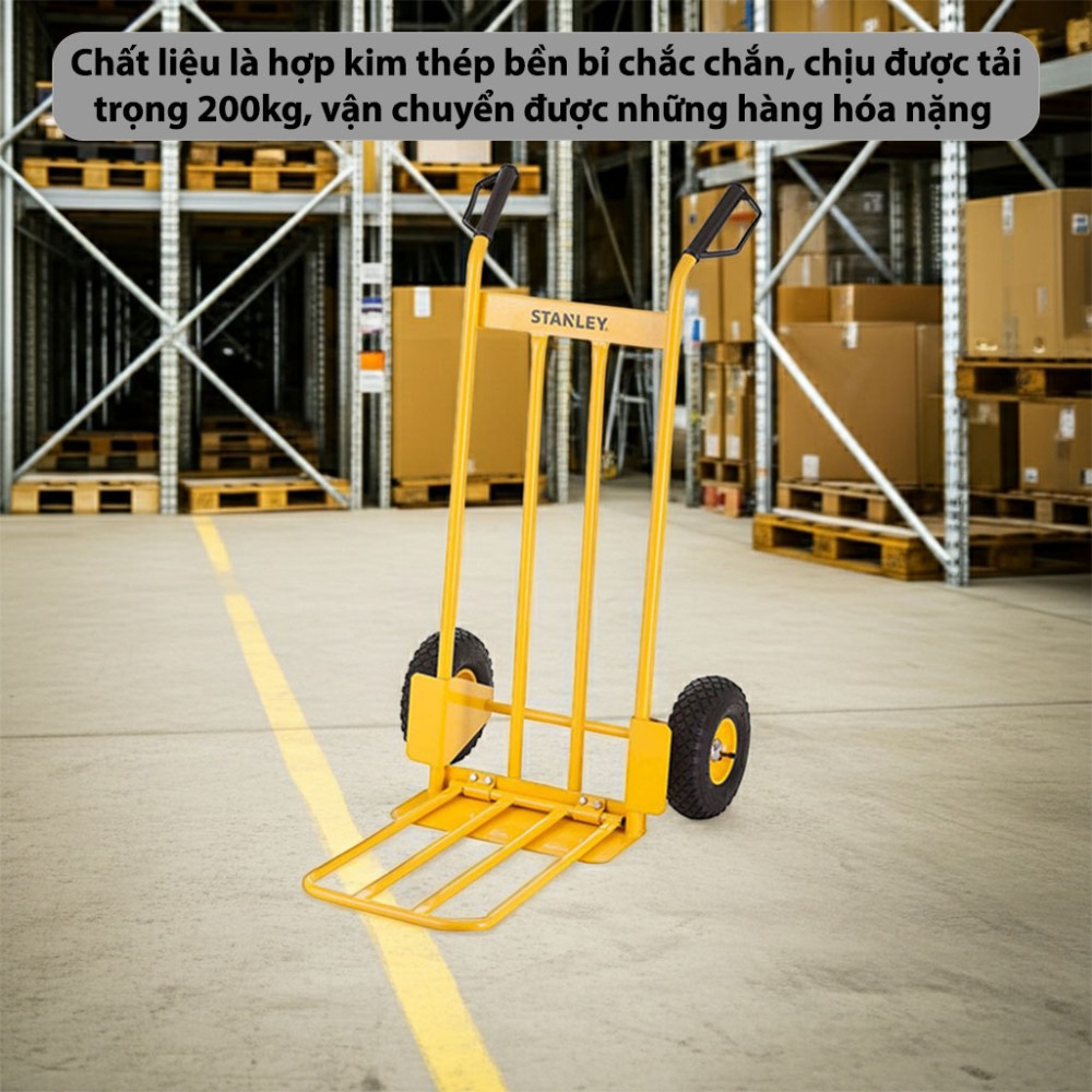 Xe đẩy hàng 2 bánh Stanley HT535 - Hàng chính hãng