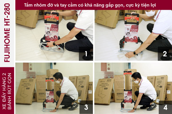 Khả năng gấp gọn để tiết kiệm không gian sau sử dụng cực linh hoạt