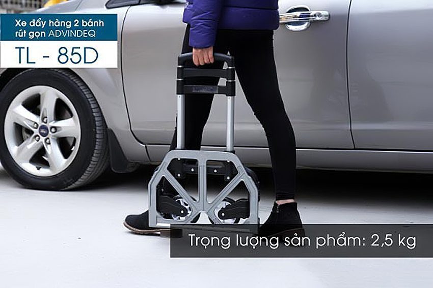 Xe đẩy hàng Advindeq TL-85D có thể rút gọn