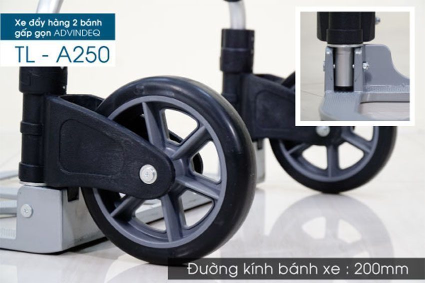 Xe đẩy hàng 2 bánh rút gọn Advindeq TL-A250 - Hàng chính hãng