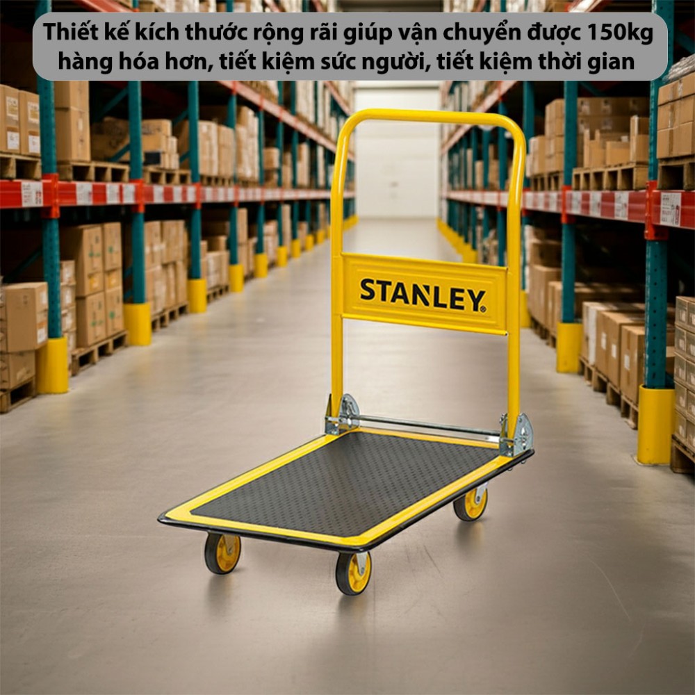 Xe đẩy hàng 4 bánh Stanley PC527 - Hàng chính hãng
