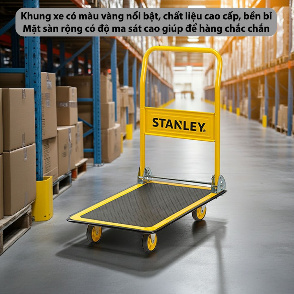 Xe đẩy hàng 4 bánh Stanley PC527 - Hàng chính hãng