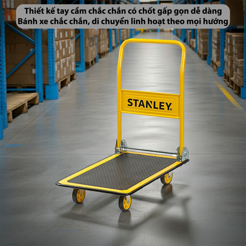 Xe đẩy hàng 4 bánh Stanley PC527 - Hàng chính hãng