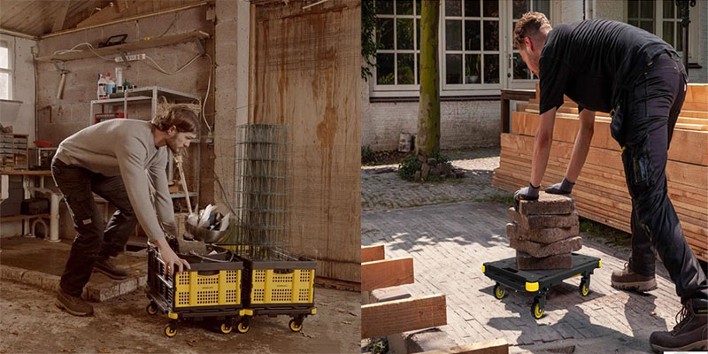 Xe đẩy hàng 4 bánh Stanley SXWTD-PC531