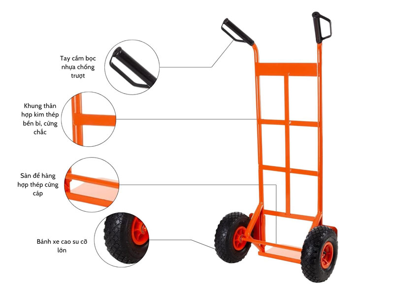 Xe đẩy hàng 2 bánh Black and Decker H301 - Hàng chính hãng