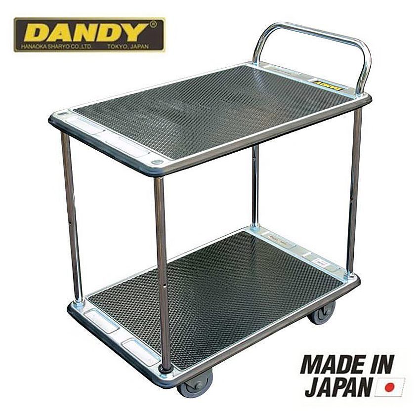 Xe đẩy hàng 2 tầng Dandy DM-BT2-DX - Hàng chính hãng