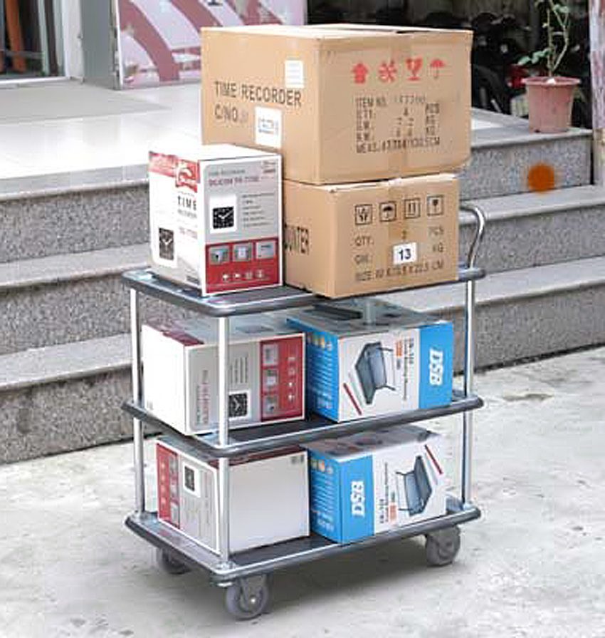 Xe đẩy hàng 3 tầng Dandy DM-BT3-DX - Hàng chính hãng