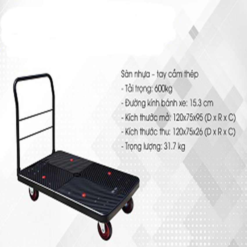 Xe đẩy hàng Nikawa WFA-600DX - Hàng chính hãng
