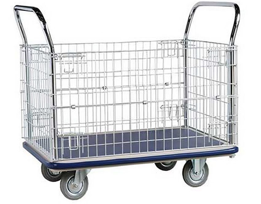 Xe đẩy hàng có lưới bảo vệ Sumo HG-313 - Hàng chính hãng