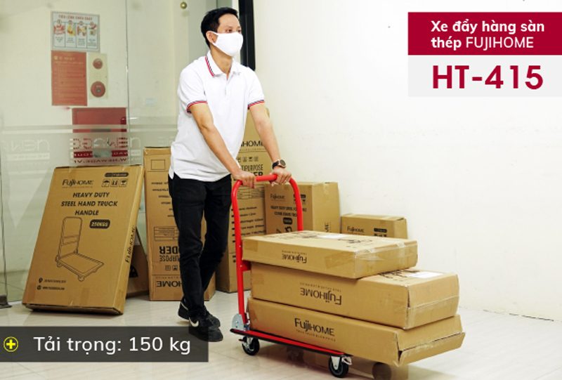 Tải trọng 120- 150 Kg, phù hợp sử dụng trong ngành kho vận thương mại, sân bay,...