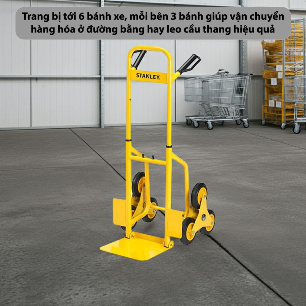 Xe đẩy hàng leo bậc thang Stanley FT521 - Hàng chính hãng