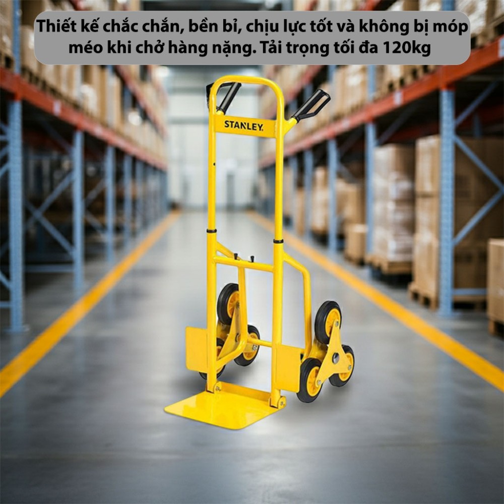 Xe đẩy hàng leo bậc thang Stanley FT521 - Hàng chính hãng