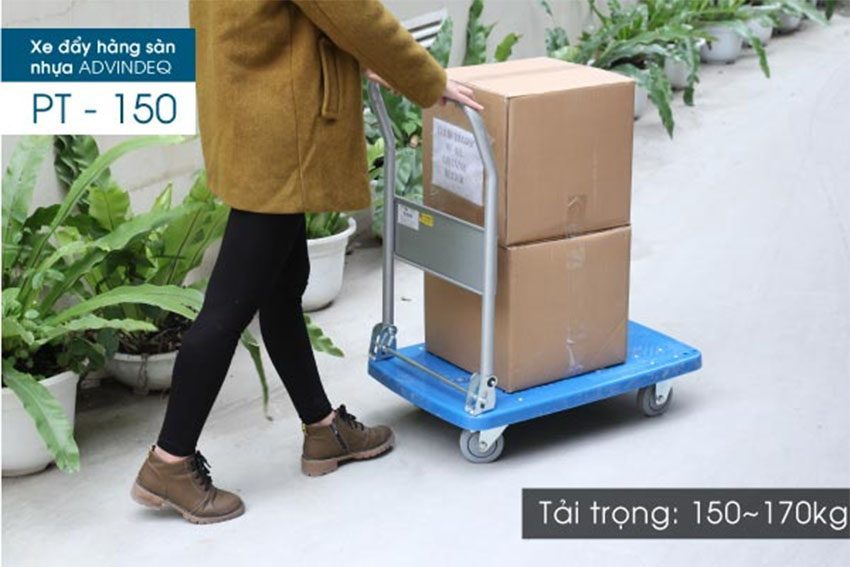 Chức năng của xe đẩy hàng sàn nhựa Advindeq PT-150