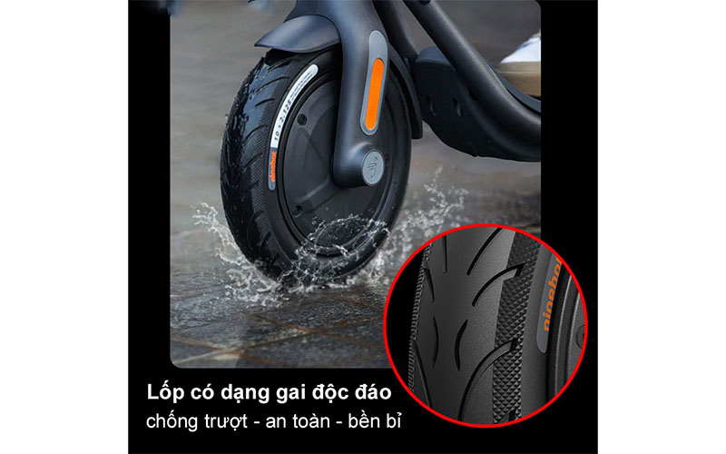 Xe điện Scooter Segway Ninebot D18W - Hàng chính hãng