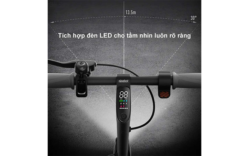Đèn LED chiếu sáng của Xe điện Scooter Segway Ninebot F40