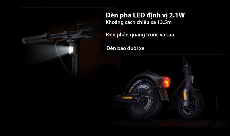 Xe điện Scooter Segway Ninebot F2 Pro - Hàng chính hãng