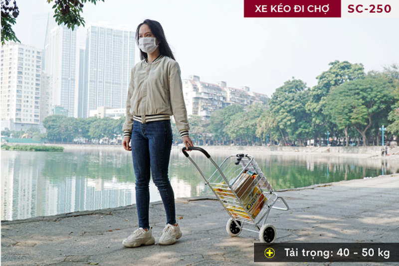 Xe kéo đi chợ đa năng Fujihome SC-250 - Hàng chính hãng