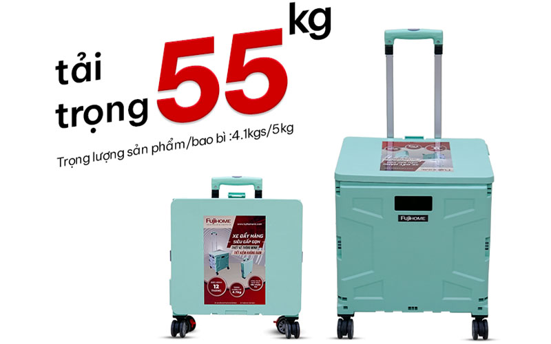 Xe kéo hàng rút gọn Fujihome ST-250 - Hàng chính hãng